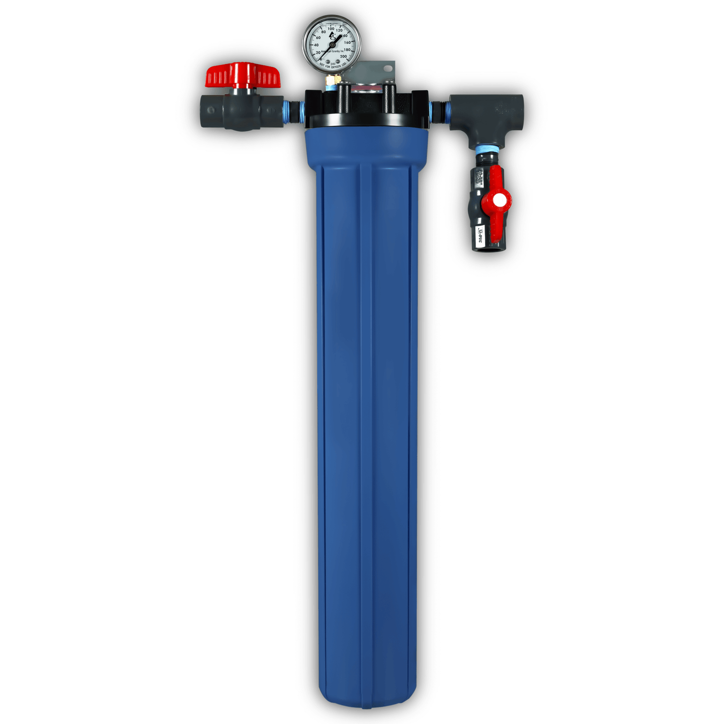 1 Stage System, 20in Drop In Slim Line 1/2in ports (Does not include Water Filter Inserts)