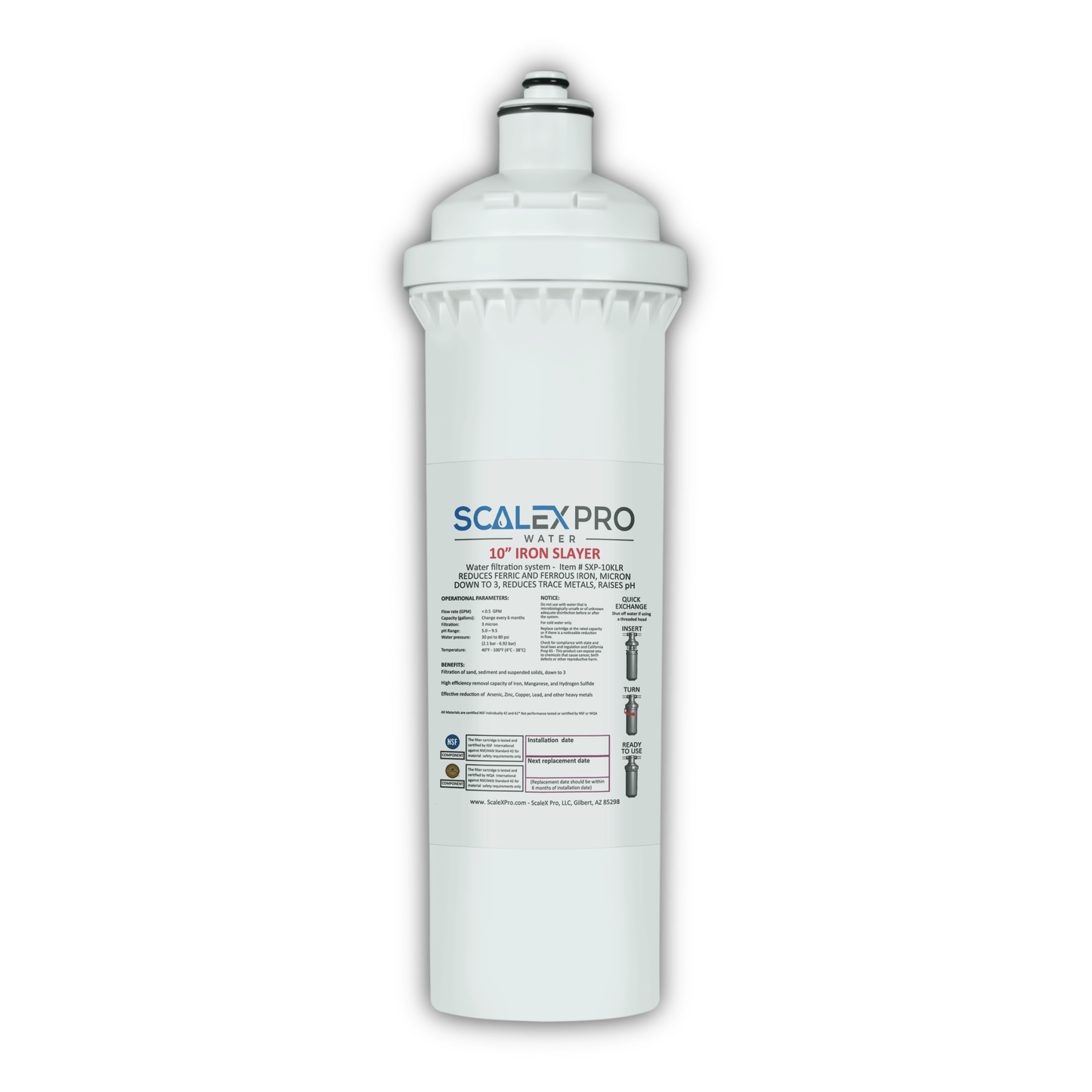 IronSlayer - 10in Quick Change Water Filter