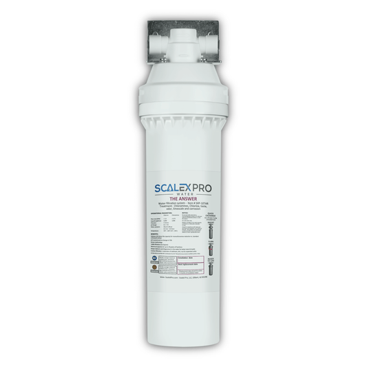 The Answer - 10in Quick Change Water Filter and 3/8in Auto Shut Off Head Combo Kit