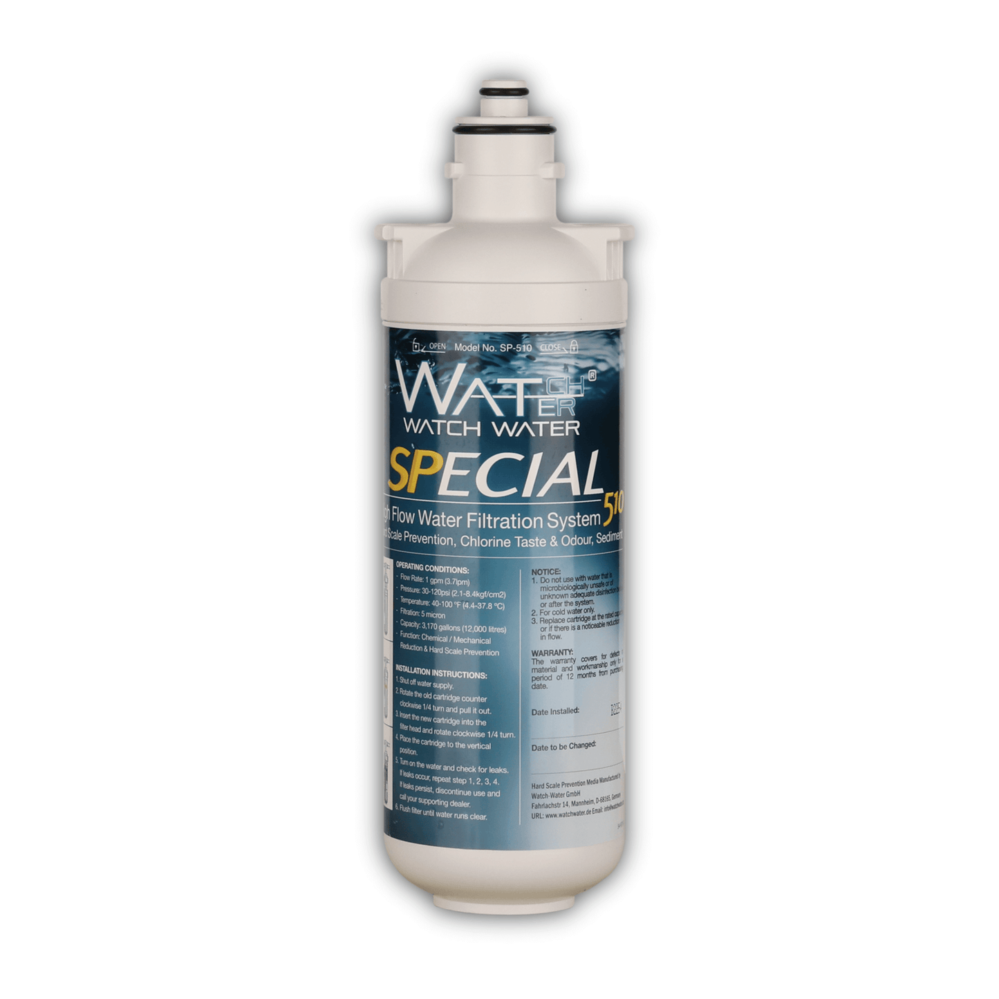 Watch Water Special Filter 10in Quick Change Water Filter