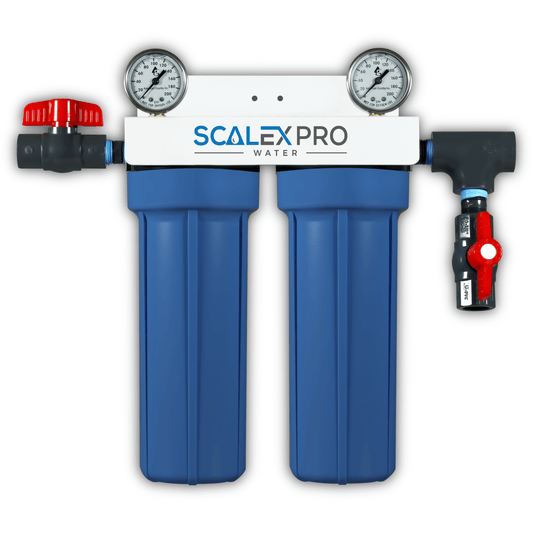 2 Stage System, 10in Drop In Slim Line 1/2in ports (Does not include Water Filter Inserts)