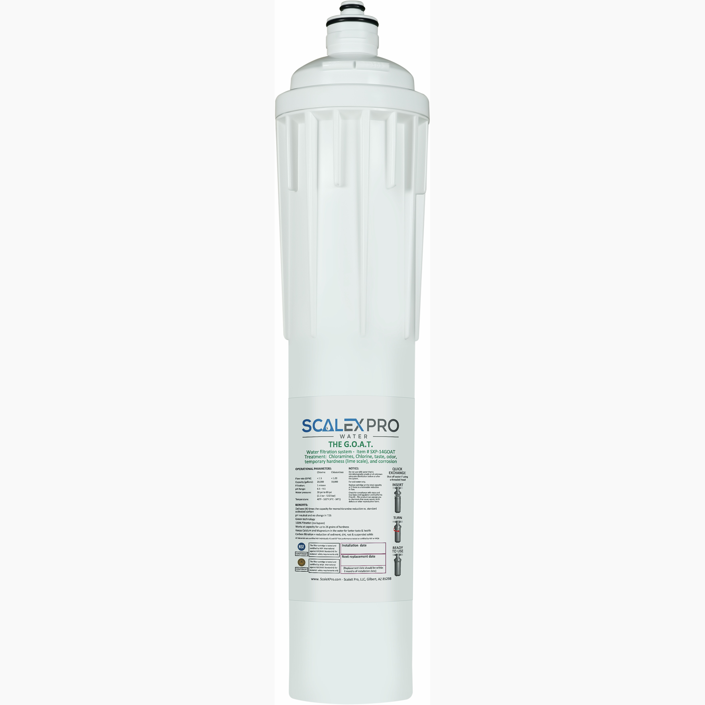 ScaleX Pro Water Filters | Smart Scale Prevention Systems