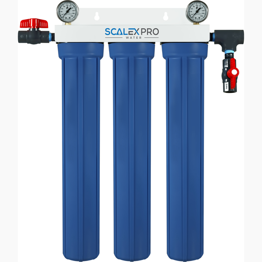 3 Stage System, 20in Drop In Slim Line 1/2in ports (Does not include Water Filter Inserts)